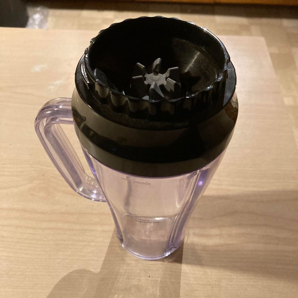 2 cup plastic mug with cap blender attachment hamilton beach